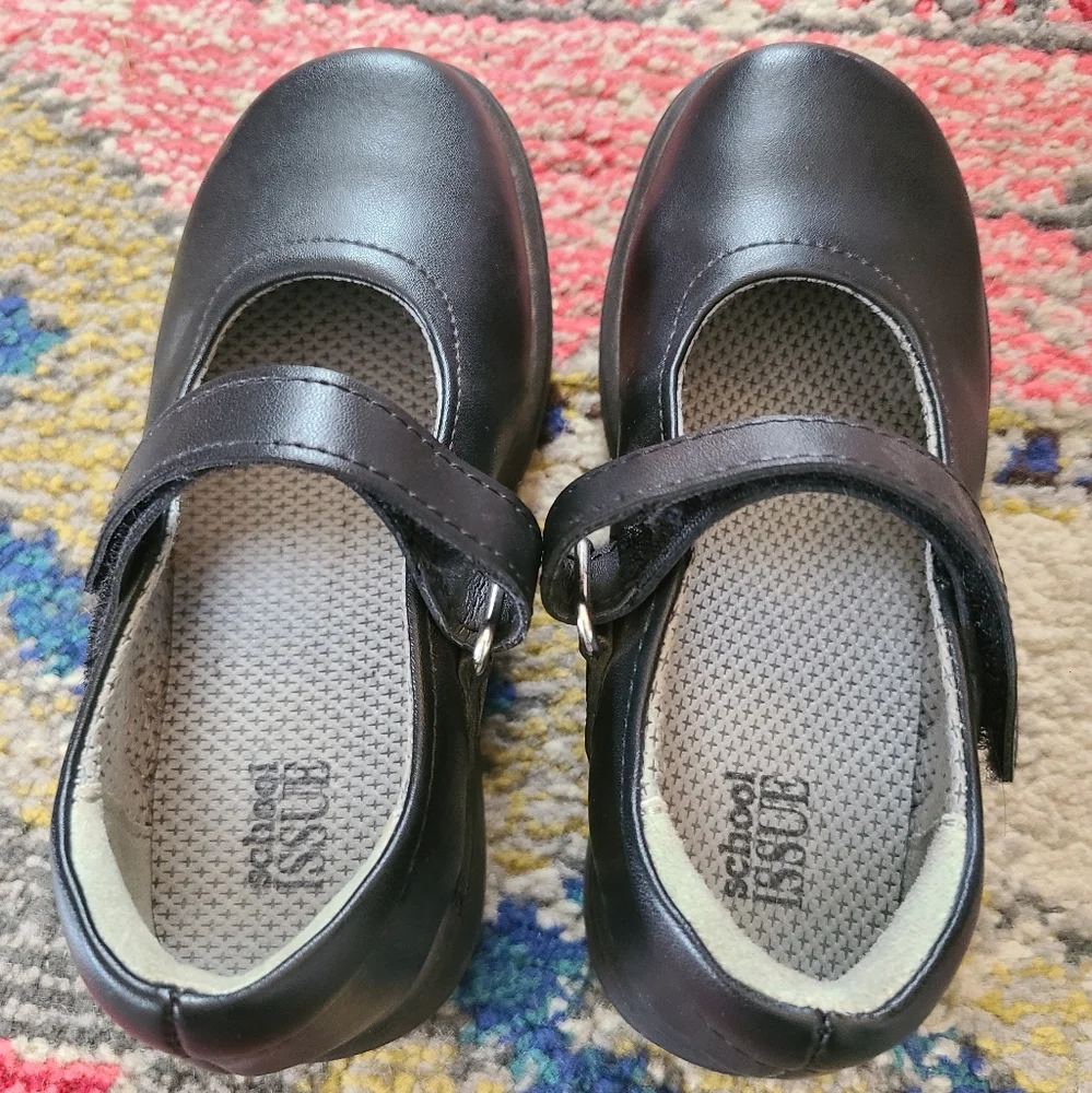 Flynn O'hara and Children's Place Black Kids' Uniform Mary Jane Shoes - …